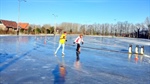 Heerlijk schaatsweer vanochtend